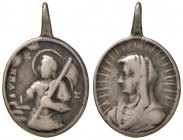 MEDAGLIE VOTIVE - Medaglia con la Madonna e San Venanzio - AG (g 3,13 - 17 x 19 mm)
MB