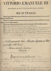 DOCUMENTI AUTOGRAFI - Vittorio Emanuele III e il gen. Armando Diaz, min..della Guerra (gov. Mussolini), decreto 14/06/1923 
BB