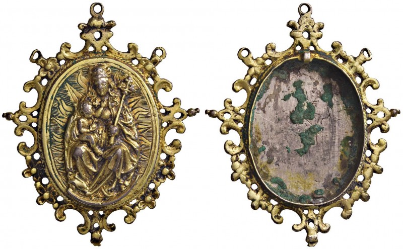 Germania / Sacro Romano Impero. Reliquiario - 1570 ca - Argento dorato (g 20,79 ...