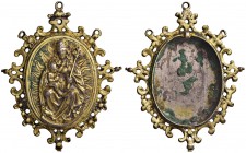 Germania / Sacro Romano Impero. Reliquiario - 1570 ca - Argento dorato (g 20,79 - h 56 mm) RRR