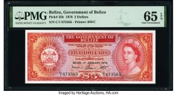 Belize Government of Belize 5 Dollars 1.1.1976 Pick 35b PMG Gem Uncirculated 65 EPQ. 

HID09801242017

© 2020 Heritage Auctions | All Rights Reserved