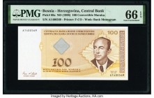 Bosnia - Herzegovina Central Bank 100 Convertible Maraka ND (1998) Pick 69a PMG Gem Uncirculated 66 EPQ. 

HID09801242017

© 2020 Heritage Auctions | ...