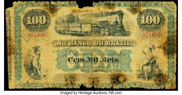 Brazil Banco Do Brazil 100 Mil Reis ND (ca. 1860) Pick S254a Good. 

HID09801242017

© 2020 Heritage Auctions | All Rights Reserved