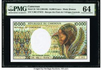 Cameroon Banque des Etats de l'Afrique Centrale 10,000 Francs ND (1984-90) Pick 23 PMG Choice Uncirculated 64. 

HID09801242017

© 2020 Heritage Aucti...