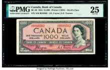 Canada Bank of Canada $1000 1954 Pick 73 BC-36 "Devil's Face" PMG Very Fine 25. 

HID09801242017

© 2020 Heritage Auctions | All Rights Reserved
