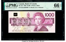 Canada Bank of Canada $1000 1988 Pick 100b BC-61b PMG Gem Uncirculated 66 EPQ. 

HID09801242017

© 2020 Heritage Auctions | All Rights Reserved