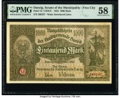 Danzig Senate of the Municipality - Free City 1000 Mark 15.3.1923 Pick 16 PMG Choice About Unc 58. Paper pull.

HID09801242017

© 2020 Heritage Auctio...