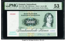 Denmark National Bank 500 Kroner 1988 Pick 52d PMG About Uncirculated 53. 

HID09801242017

© 2020 Heritage Auctions | All Rights Reserved