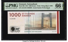 Denmark National Bank 1000 Kroner 2012 Pick 69b PMG Gem Uncirculated 66 EPQ. 

HID09801242017

© 2020 Heritage Auctions | All Rights Reserved