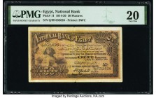 Egypt National Bank of Egypt 50 Piastres 9.3.1917 Pick 11 PMG Very Fine 20. 

HID09801242017

© 2020 Heritage Auctions | All Rights Reserved