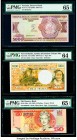 Fiji Reserve Bank of Fiji 50 Dollars ND (1996) Pick 100a PMG Gem Uncirculated 65 EPQ; New Hebrides Institut d'Emission d'Outre-Mer 1000 Francs ND (198...