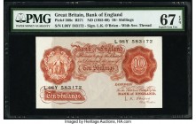 Great Britain Bank of England 10 Shillings ND (1955-60) Pick 368c PMG Superb Gem Unc 67 EPQ. 

HID09801242017

© 2020 Heritage Auctions | All Rights R...
