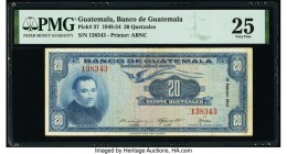 Guatemala Banco de Guatemala 20 Quetzales 18.2.1949 Pick 27 PMG Very Fine 25. 

HID09801242017

© 2020 Heritage Auctions | All Rights Reserved