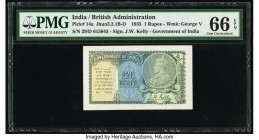 India Government of India 1 Rupee 1935 Pick 14a Jhun3.2.1B-D PMG Gem Uncirculated 66 EPQ. 

HID09801242017

© 2020 Heritage Auctions | All Rights Rese...