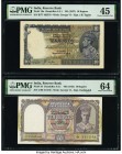 India Reserve Bank of India 10 Rupees ND (1937) Pick 19a Jhun4.5.1 PMG Choice Extremely Fine 45. India Reserve Bank of India 10 Rupees ND (1943) Pick ...