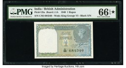 India Government of India 1 Rupee 1940 Pick 25a Jhun4.1.1A PMG Gem Uncirculated 66 EPQ S. 

HID09801242017

© 2020 Heritage Auctions | All Rights Rese...