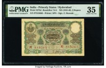 India Princely States, Hyderabad 5 Rupees ND (1945-46) Pick S273d Jhunjhunwalla-Razack 7.6.4 PMG Choice Very Fine 35. Pinholes. 

HID09801242017

© 20...