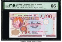 Ireland - Northern Bank of Ireland 100 Pounds 1.7.1995 Pick 78a PMG Gem Uncirculated 66 EPQ. 

HID09801242017

© 2020 Heritage Auctions | All Rights R...