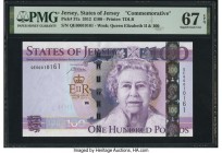 Jersey States of Jersey 100 Pounds 2012 Pick 37a Commemorative PMG Superb Gem Unc 67 EPQ. 

HID09801242017

© 2020 Heritage Auctions | All Rights Rese...