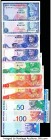 Malaysia Hoard of 19 Examples Crisp Uncirculated. The 20 Ringgit has an as made wrinkle. 

HID09801242017

© 2020 Heritage Auctions | All Rights Reser...