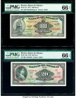 Mexico Banco de Mexico (3); Gobierno Constitucionalista 1000; 20; 100; 1 Pesos 18.2.1977; 22.7.1970; 8.11.1961; 26.4.1913 Pick 52t; 54p; 61a; S626 Fou...