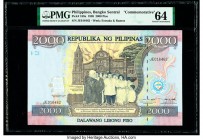 Philippines Philippine National Bank 2000 Piso 1998 Pick 189a Commemorative PMG Choice Uncirculated 64. 

HID09801242017

© 2020 Heritage Auctions | A...