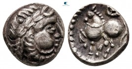 Eastern Europe. Imitation of Philip II of Macedon 300-200 BC. Drachm AR