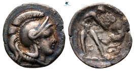 Lucania. Herakleia circa 432-330 BC. Diobol AR