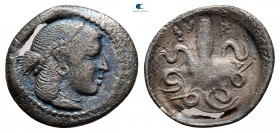 Sicily. Syracuse circa 460-450 BC. Litra AR