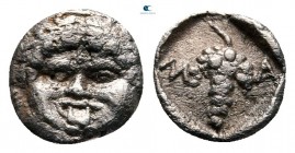 Thrace. Maroneia circa 398-395 BC. Hemiobol AR