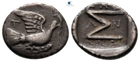 Sikyonia. Sikyon circa 100-60 BC. Kleandros, magistrate. Triobol AR