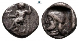 Arkadia. Cleitor circa 475-465 BC. Obol AR