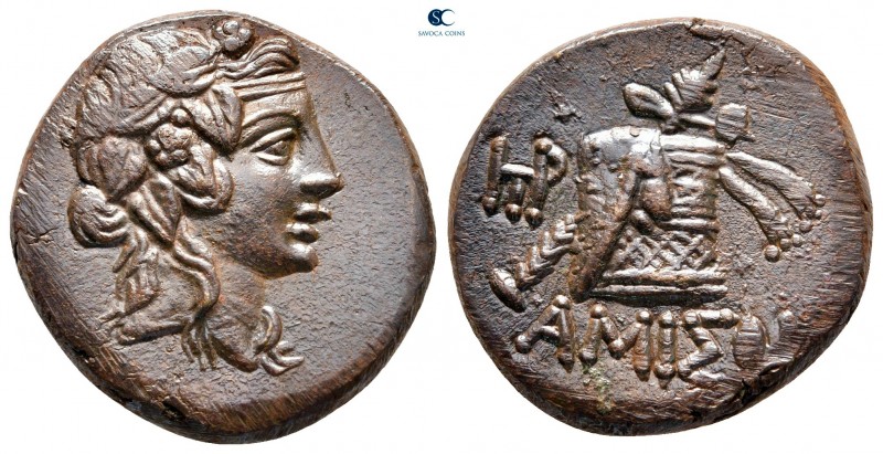 Pontos. Amisos. Time of Mithradates VI Eupator circa 120-63 BC. 
Bronze Æ

23...