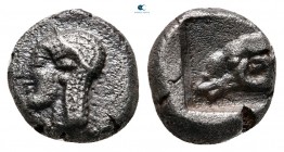 Troas. Kebren circa 450 BC. Diobol AR