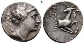 Ionia. Ephesos  circa 258-202 BC. Skopades, magistrate. Didrachm AR