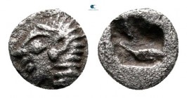 Ionia. Kolophon  circa 520-500 BC. Tetartemorion AR