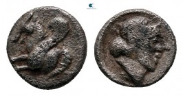 Caria. Possibly Mylasa  circa 400-300 BC. Hemiobol AR