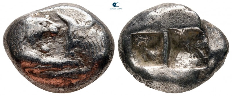 Kings of Lydia. Sardeis. Kroisos circa 560-546 BC. 
Double Siglos AR

20 mm, ...