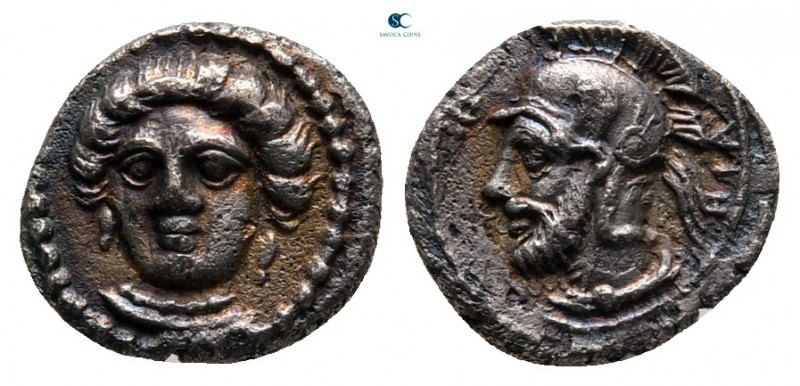 Cilicia. Tarsos. Time of Pharnabazos and Datames 384-361 BC. 
Obol AR

10 mm,...