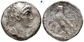 Seleukid Kingdom. Tyre. Demetrios II Nikator, 1st reign 146-138 BC. Dated SE 167=146/5 BC. Tetradrachm AR