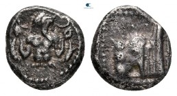 Phoenicia. Arados. Uncertain king circa 400-380 BC. Obol AR