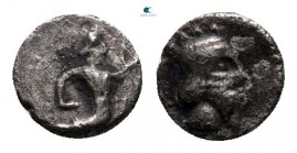 Persia. Achaemenid Empire. Uncertain mint in Cilicia circa 400-300 BC. Tetartemorion AR
