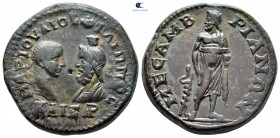 Trakya.  Mesembria.  Philip II, Sezar AD 244-246 olarak.  Bronz Æ