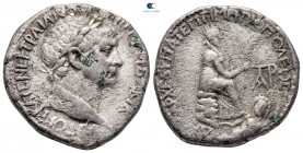 Kilikya.  Tarsos.  Trajan AD 98-117.  AD 103-111'e çarptı.  Tetradrahmi AR