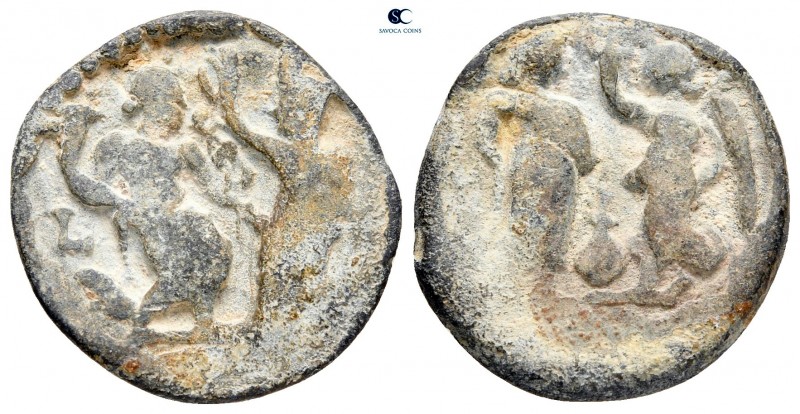 Egypt. Uncertain AD 100-300. Uncertain date
PB Tessera

20 mm, 4,12 g

Male...