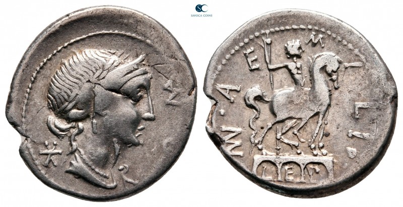 Mn. Aemilius Lepidus 114-113 BC. Rome
Denarius AR

20 mm, 3,87 g

ROMA, lau...