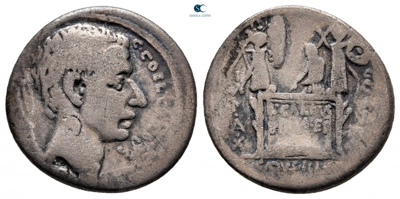 C. Coelius Caldus 104 BC. Rome
Denarius AR

19 mm, 3,47 g

Head of C. Coeli...