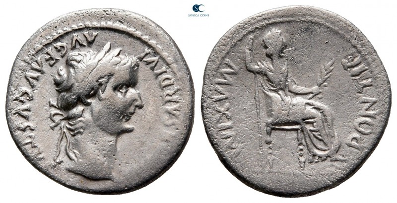 Tiberius AD 14-37. "Tribute Penny" type. Lugdunum (Lyon)
Denarius AR

19 mm, ...