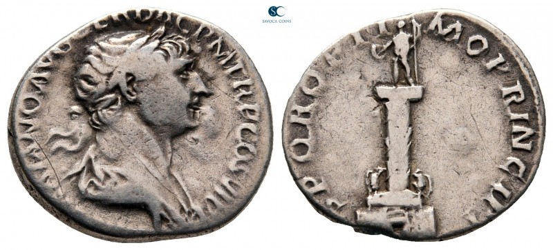 Trajan AD 98-117. Rome
Denarius AR

19 mm, 3,27 g

IMP TRAIANO AVG GER DAC ...