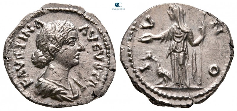 Faustina II AD 147-175. Struck AD 170-176. Rome
Denarius AR

19 mm, 3,14 g
...